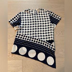 Diane Von Furstenberg Modern Silk T-Shirt